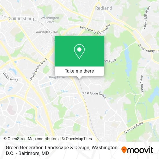 Green Generation Landscape & Design map