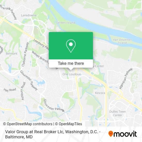 Valor Group at Real Broker Llc map