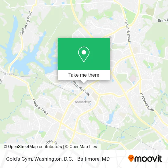 Gold's Gym map
