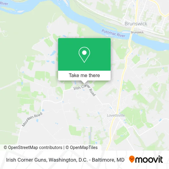 Irish Corner Guns map