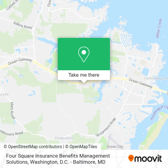 Four Square Insurance Benefits Management Solutions map