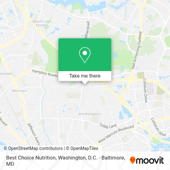 Best Choice Nutrition map