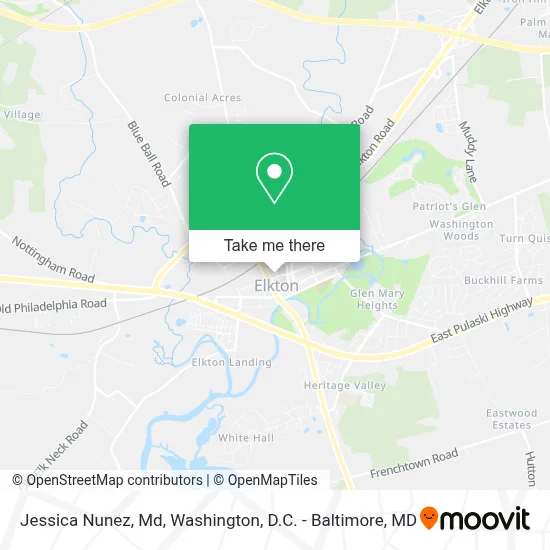 Jessica Nunez, Md map