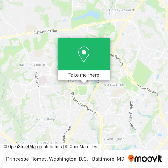 Princesse Homes map