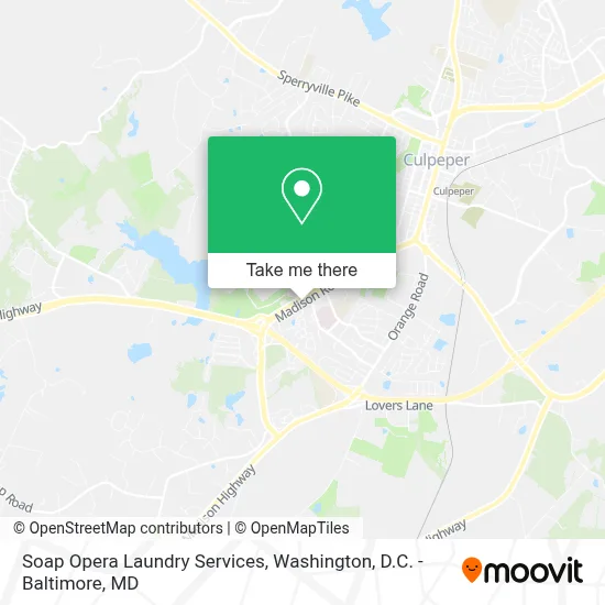 Soap Opera Laundry Services map