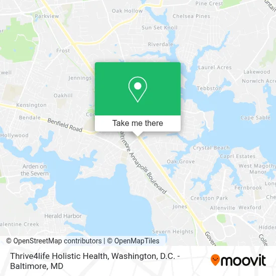 Thrive4life Holistic Health map