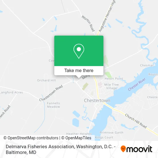 Delmarva Fisheries Association map