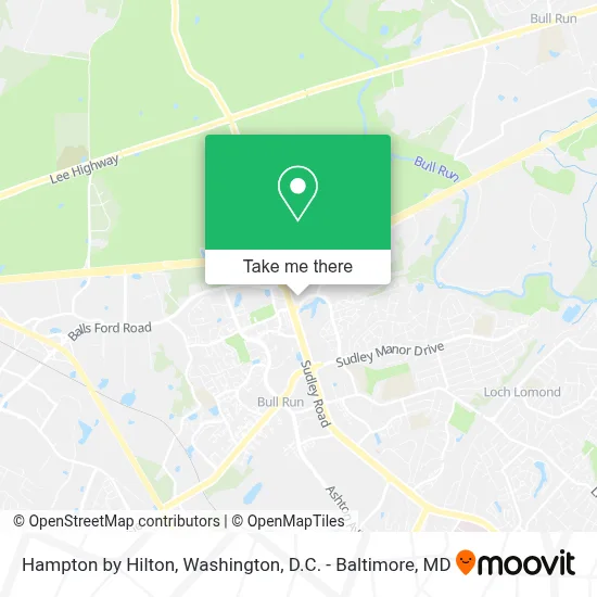Hampton by Hilton map