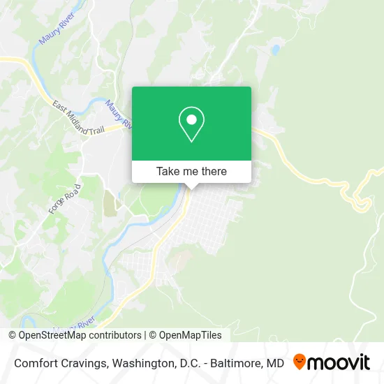 Comfort Cravings map