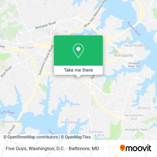 Five Guys map