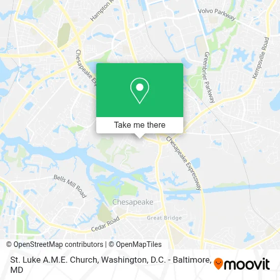 St. Luke A.M.E. Church map
