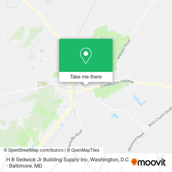 H B Sedwick Jr Building Supply Inc map