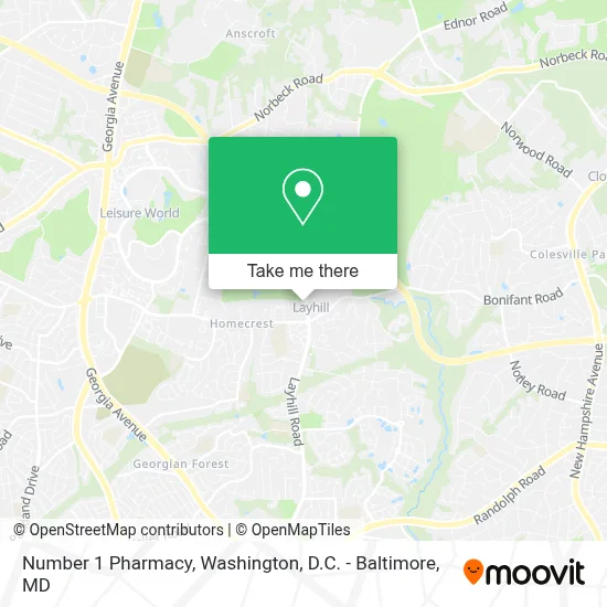Number 1 Pharmacy map