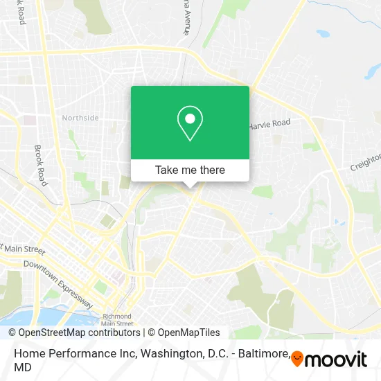 Home Performance Inc map