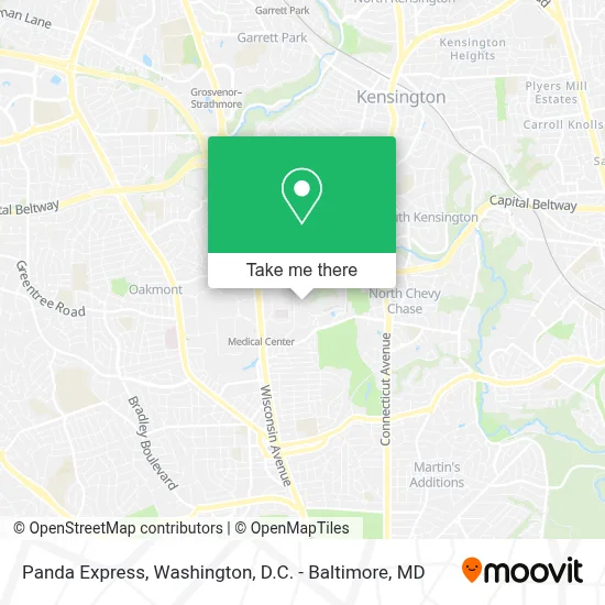 Panda Express map