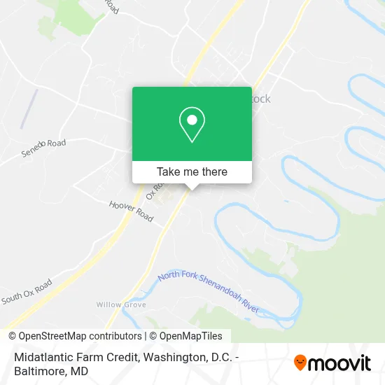 Midatlantic Farm Credit map