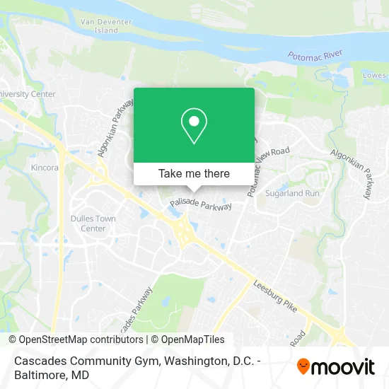 Cascades Community Gym map
