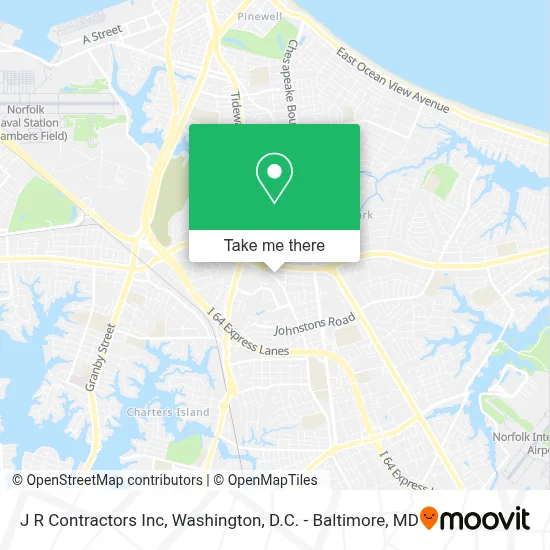 J R Contractors Inc map
