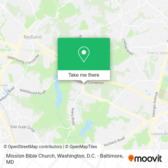 Mission Bible Church map