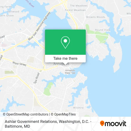 Ashlar Government Relations map