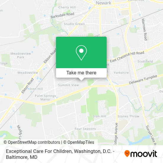 Exceptional Care For Children map