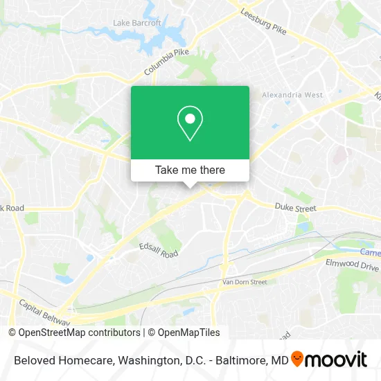 Beloved Homecare map