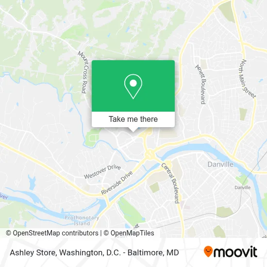 Ashley Store map