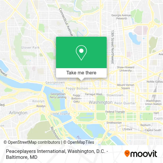 Peaceplayers International map