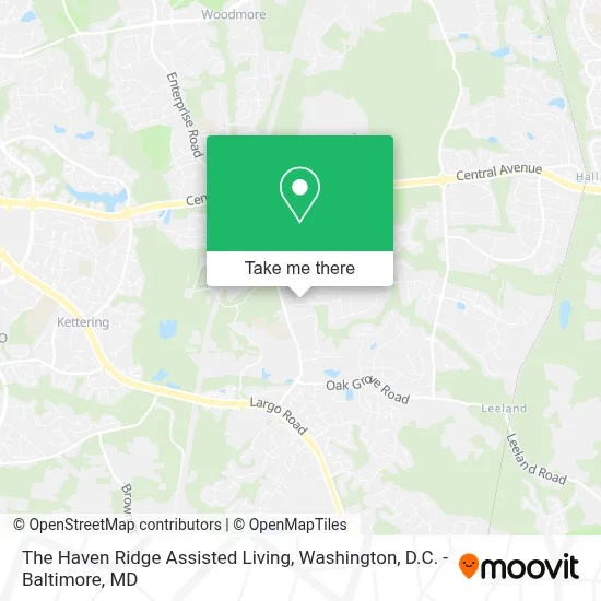 The Haven Ridge Assisted Living map