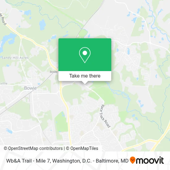 Wb&A Trail - Mile 7 map