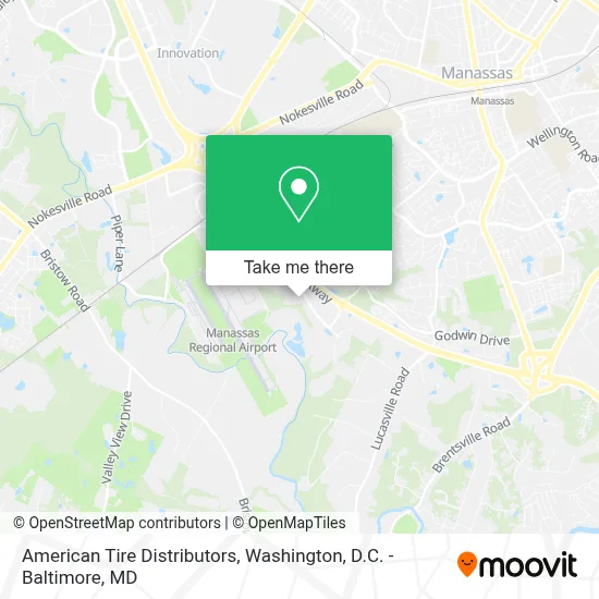 American Tire Distributors map