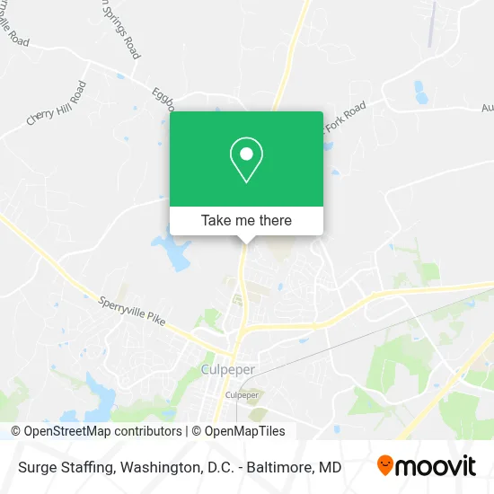 Surge Staffing map