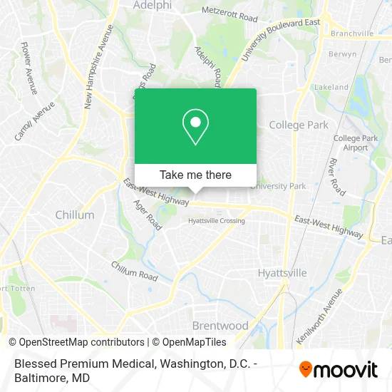 Blessed Premium Medical map