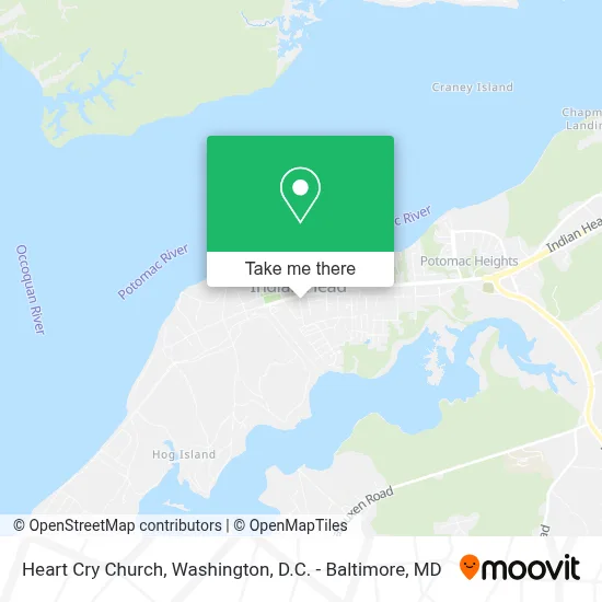 Heart Cry Church map