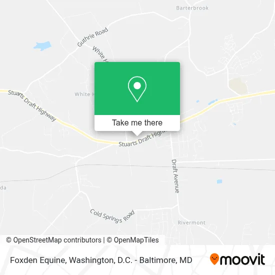Foxden Equine map