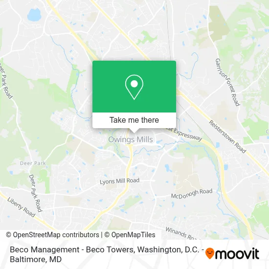 Beco Management - Beco Towers map