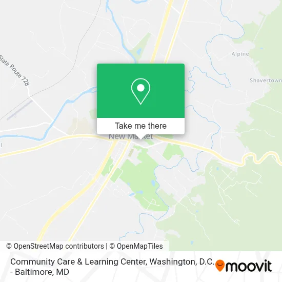 Community Care & Learning Center map