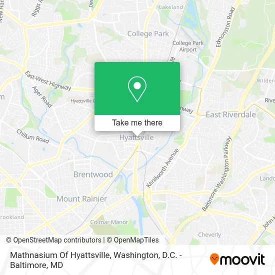 Mathnasium Of Hyattsville map