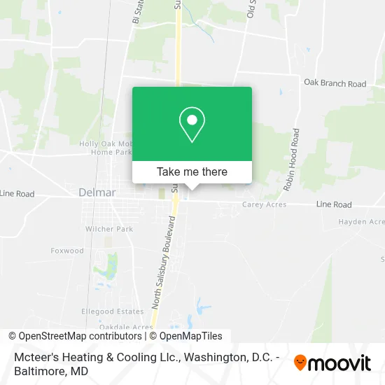 Mcteer's Heating & Cooling Llc. map