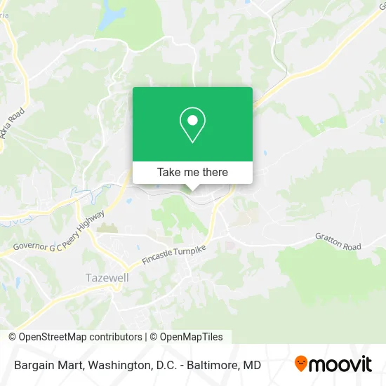 Bargain Mart map