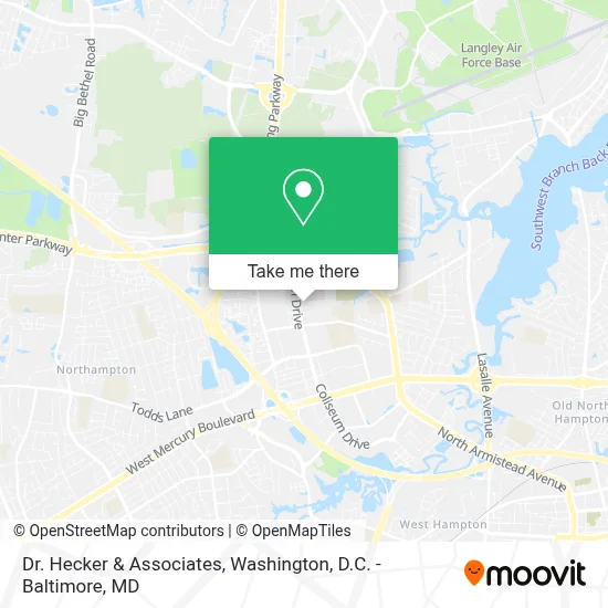 Dr. Hecker & Associates map