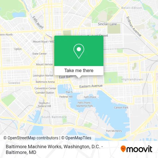 Baltimore Machine Works map