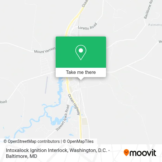 Intoxalock Ignition Interlock map