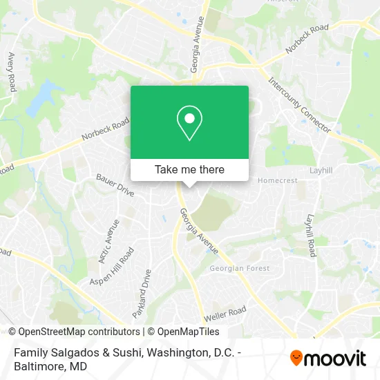 Family Salgados & Sushi map