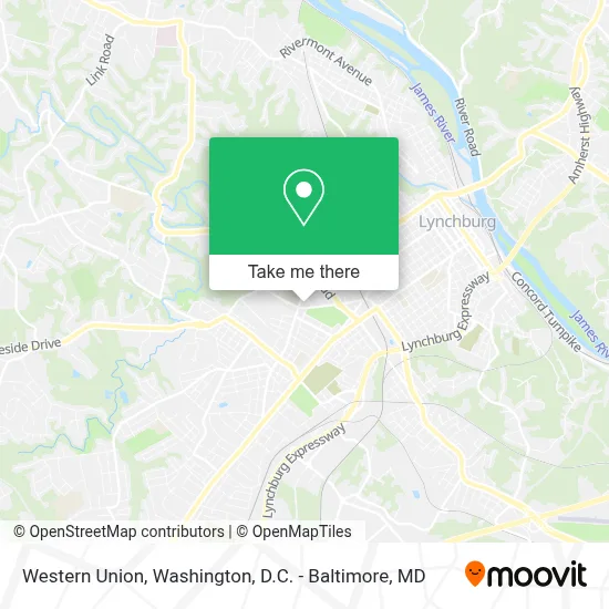 Western Union map