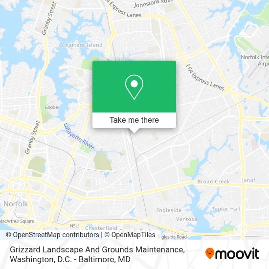 Grizzard Landscape And Grounds Maintenance map
