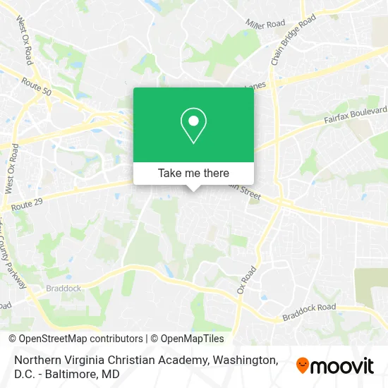 Northern Virginia Christian Academy map