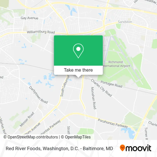 Red River Foods map