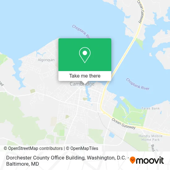 Dorchester County Office Building map
