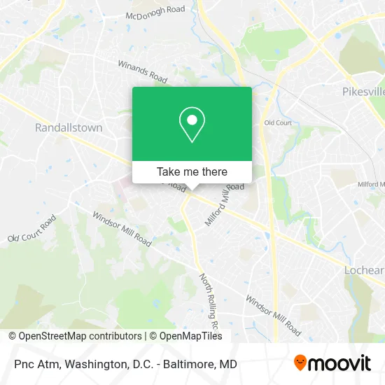 Pnc Atm map